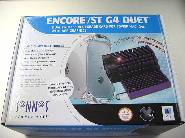 ENCORE/ST G4 DUET 1.8GHz Dual SG4D-1800-J 通販 -Macパラダイス-