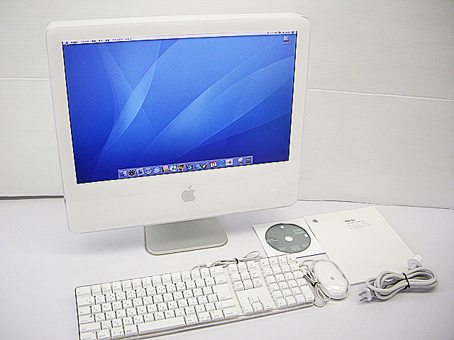 iMac G5 / 白く見た目も 可愛い / AdobeCS2