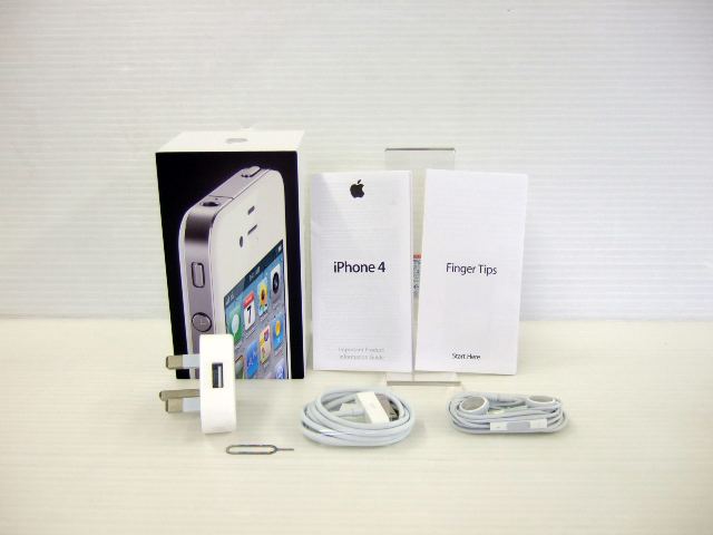 iPhone 4 16GB ホワイト MC604J/A 通販 -Macパラダイス-