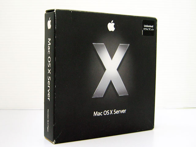 Mac OS X Server 10.4.7 Unlimitedクライアント版 通販 -Macパラダイス-